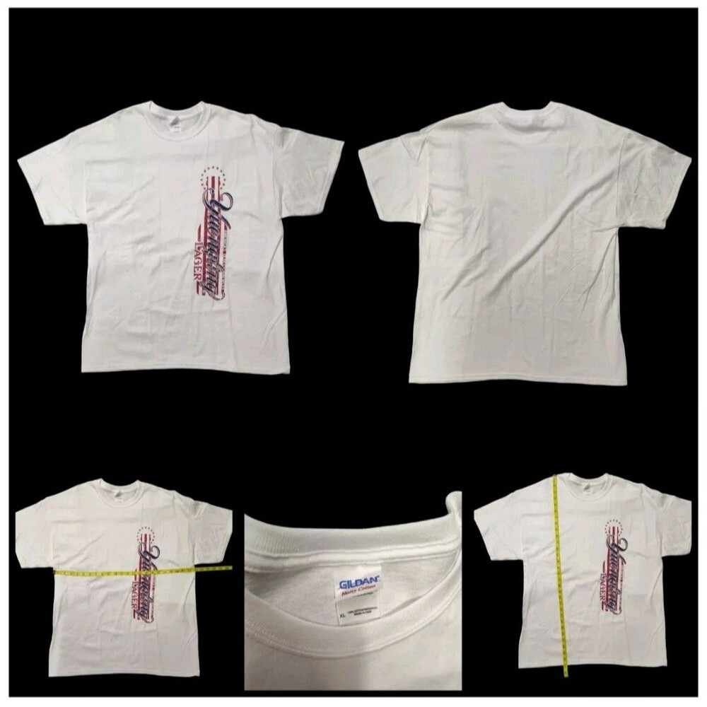 Vintage Y2K Era Yuengling Beer Merch Logo Spell Out T-Shirt Size XL USA